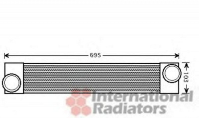 VAN WEZEL 06004346 -  Интеркулер